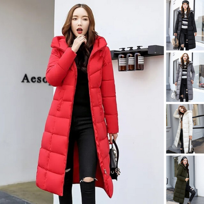 Winterjacke mit Kapuze für Frauen
