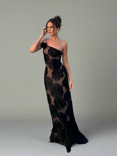Elisabeth - Blumen-Mesh-Kleid