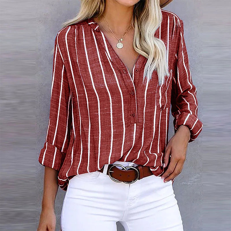 Gestreifte Bluse für Damen