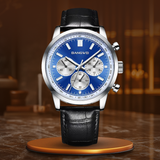 Schwarz Silber Blau