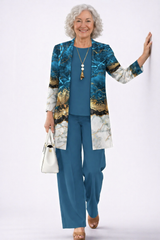 Blau & Gold Marmor
