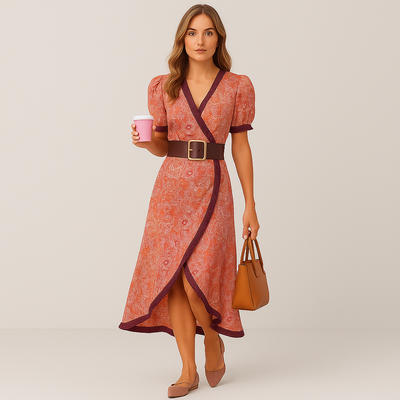 Cristy Romantisches Pink Maxikleid – Elegantes, fließendes Kleid für besondere Anlässe