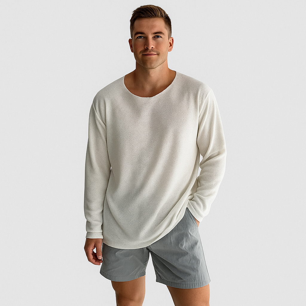 Elias – Herren Atmungsaktive Strickhemden für den Alltag