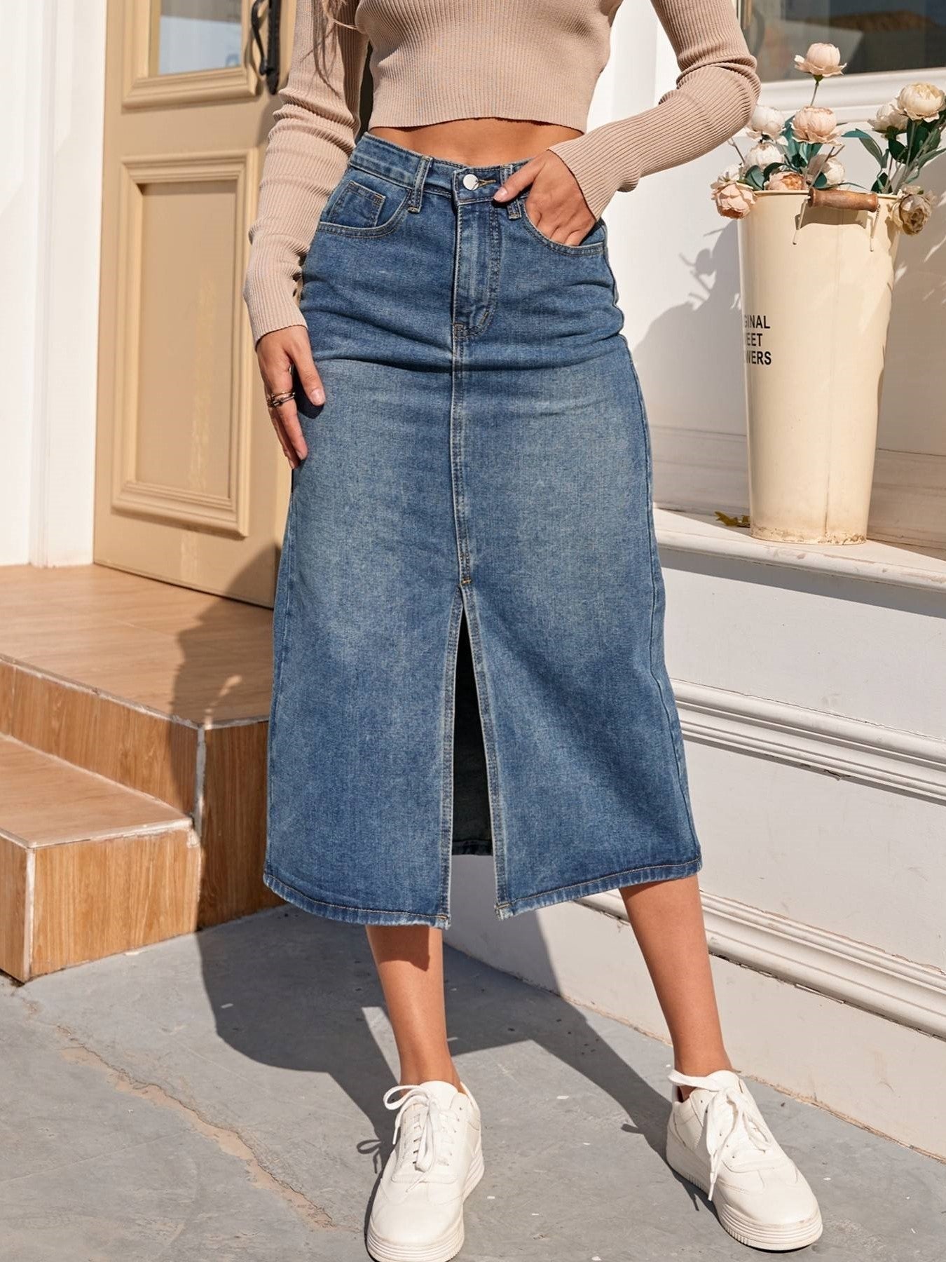 Calista - Jeansrock