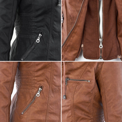 Monika™ | Robuste und elegante Lederjacke
