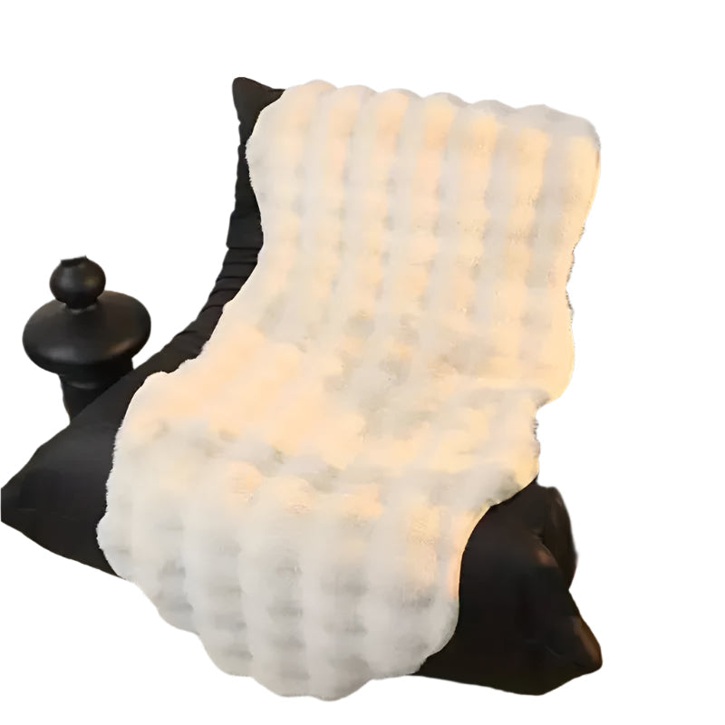 CloudHaven – Ultraweiches Plüschdecke mit rutschfester Rückseite