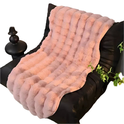 CloudHaven – Ultraweiches Plüschdecke mit rutschfester Rückseite