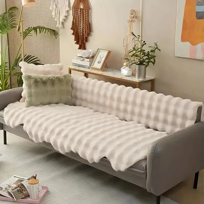 CloudHaven – Ultraweiches Plüschdecke mit rutschfester Rückseite