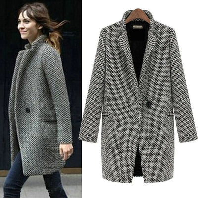 Evelyn | Schlanke Winterjacke aus Wolle