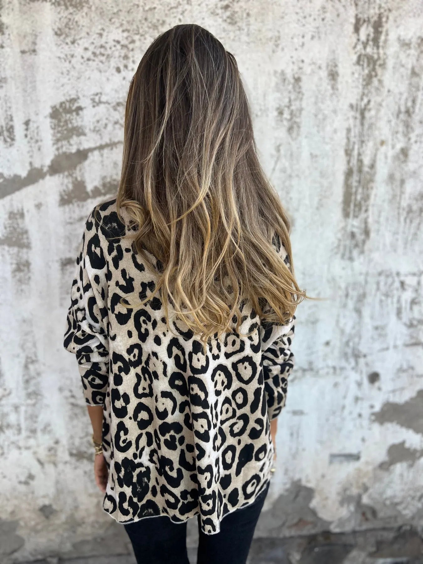 INA - PULLOVER MIT ANIMALPRINT