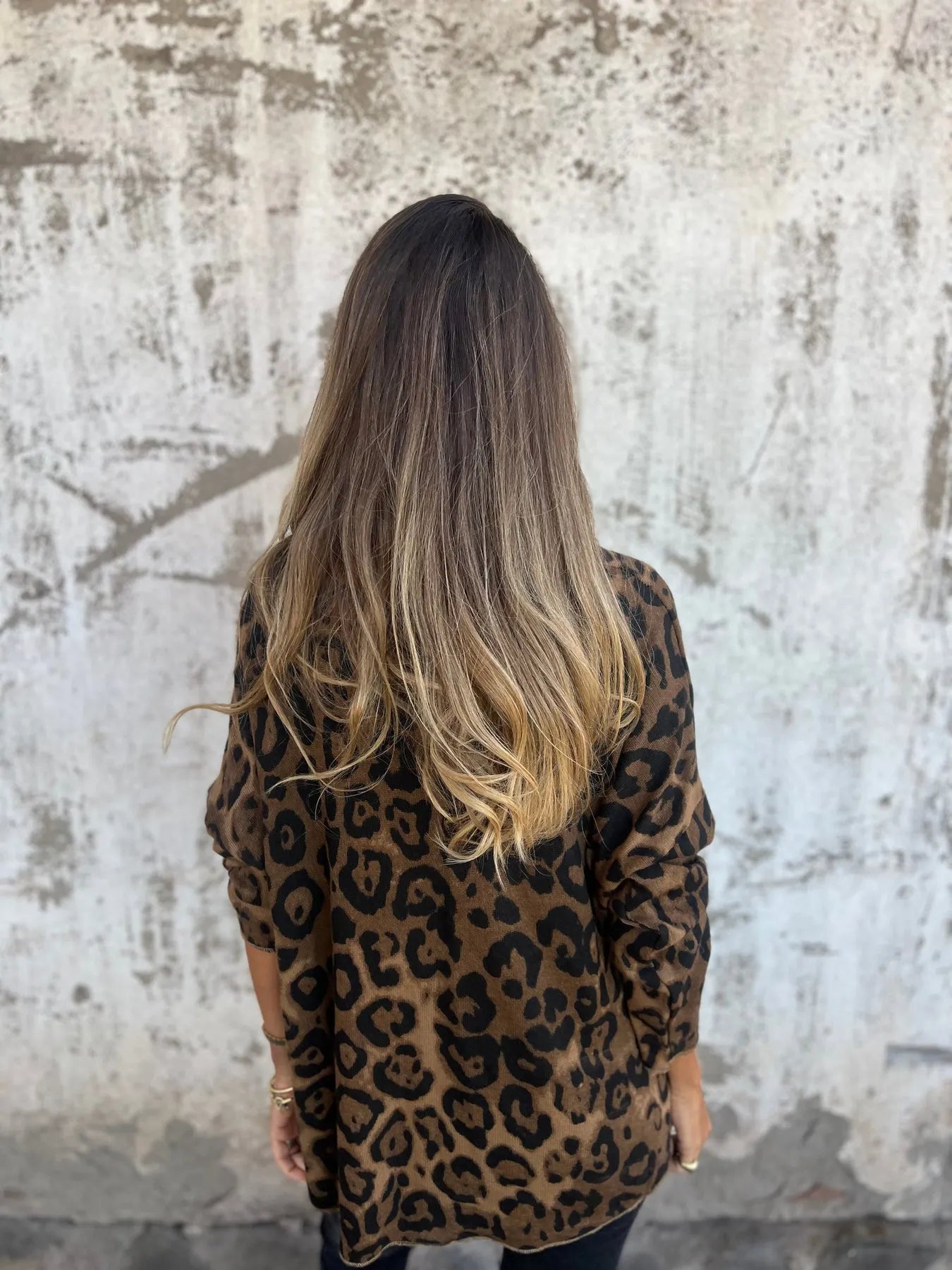 INA - PULLOVER MIT ANIMALPRINT