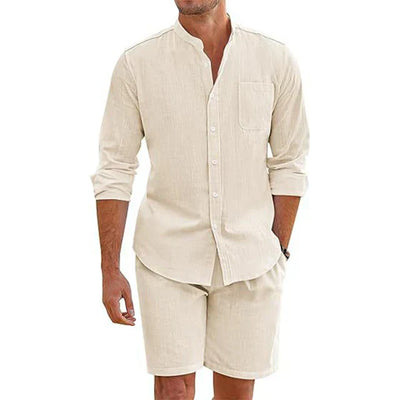 Freizeithemd und Shorts Set für Herren