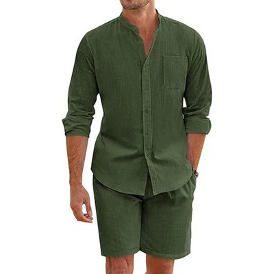 Freizeithemd und Shorts Set für Herren
