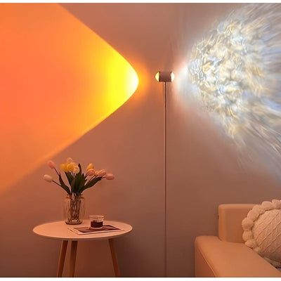 SolAura – USB-Sonnenuntergang-Projektionslampe für warme und stimmungsvolle Beleuchtung