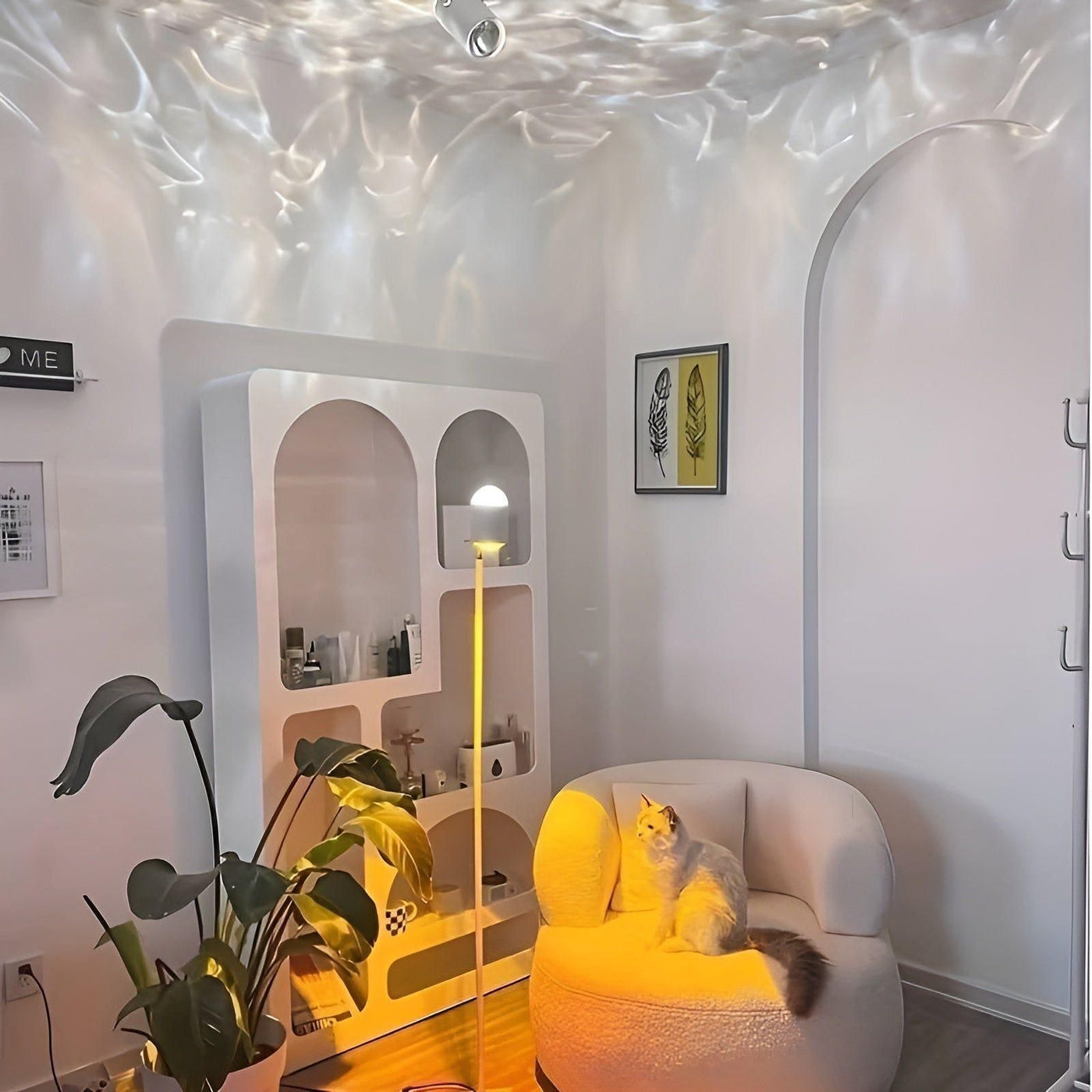 SolAura – USB-Sonnenuntergang-Projektionslampe für warme und stimmungsvolle Beleuchtung