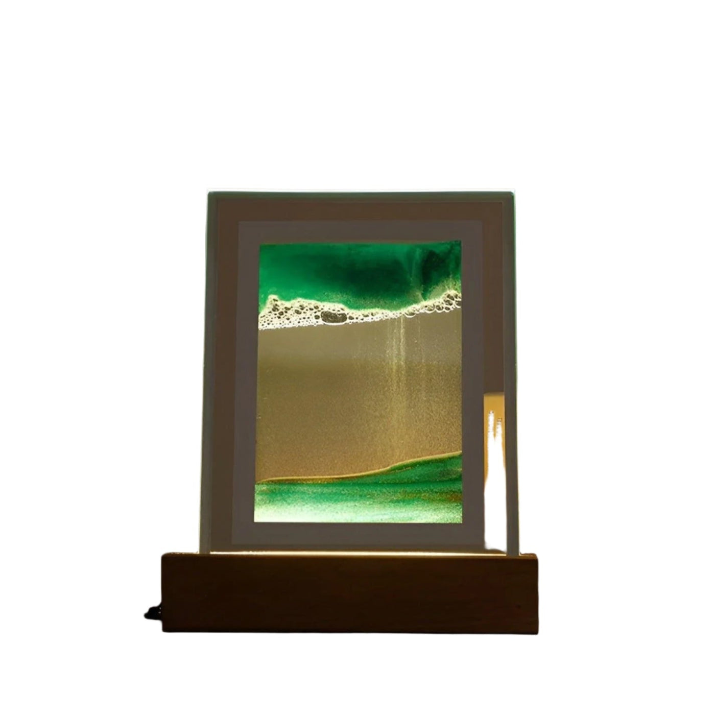 SereniGlow – Hypnotische Sandkunst-Lampe mit beruhigendem LED-Licht