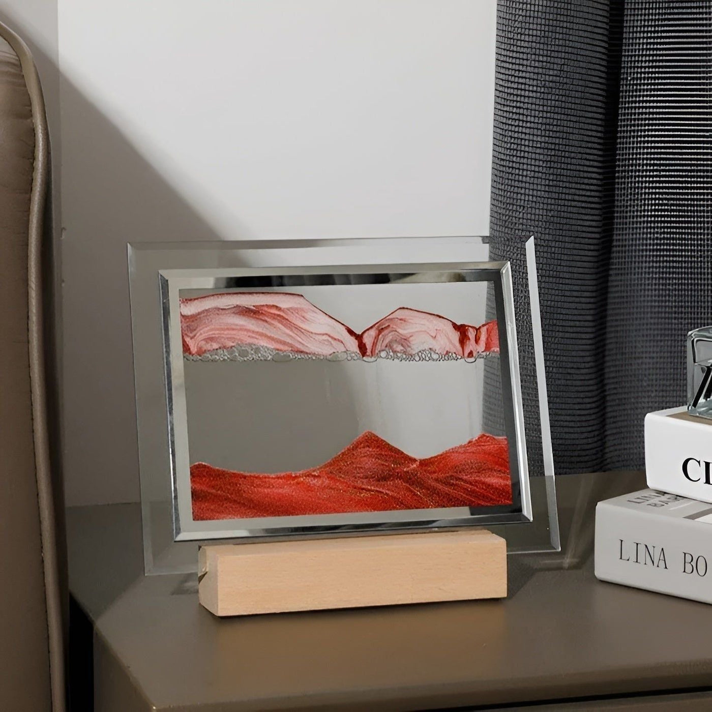 SereniGlow – Hypnotische Sandkunst-Lampe mit beruhigendem LED-Licht