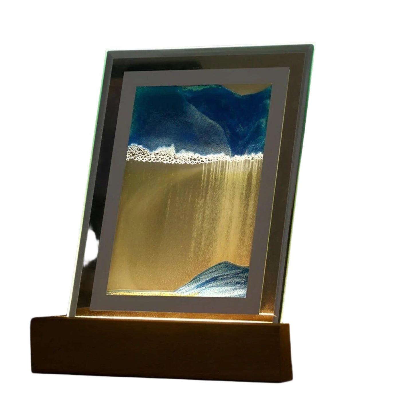 SereniGlow – Hypnotische Sandkunst-Lampe mit beruhigendem LED-Licht