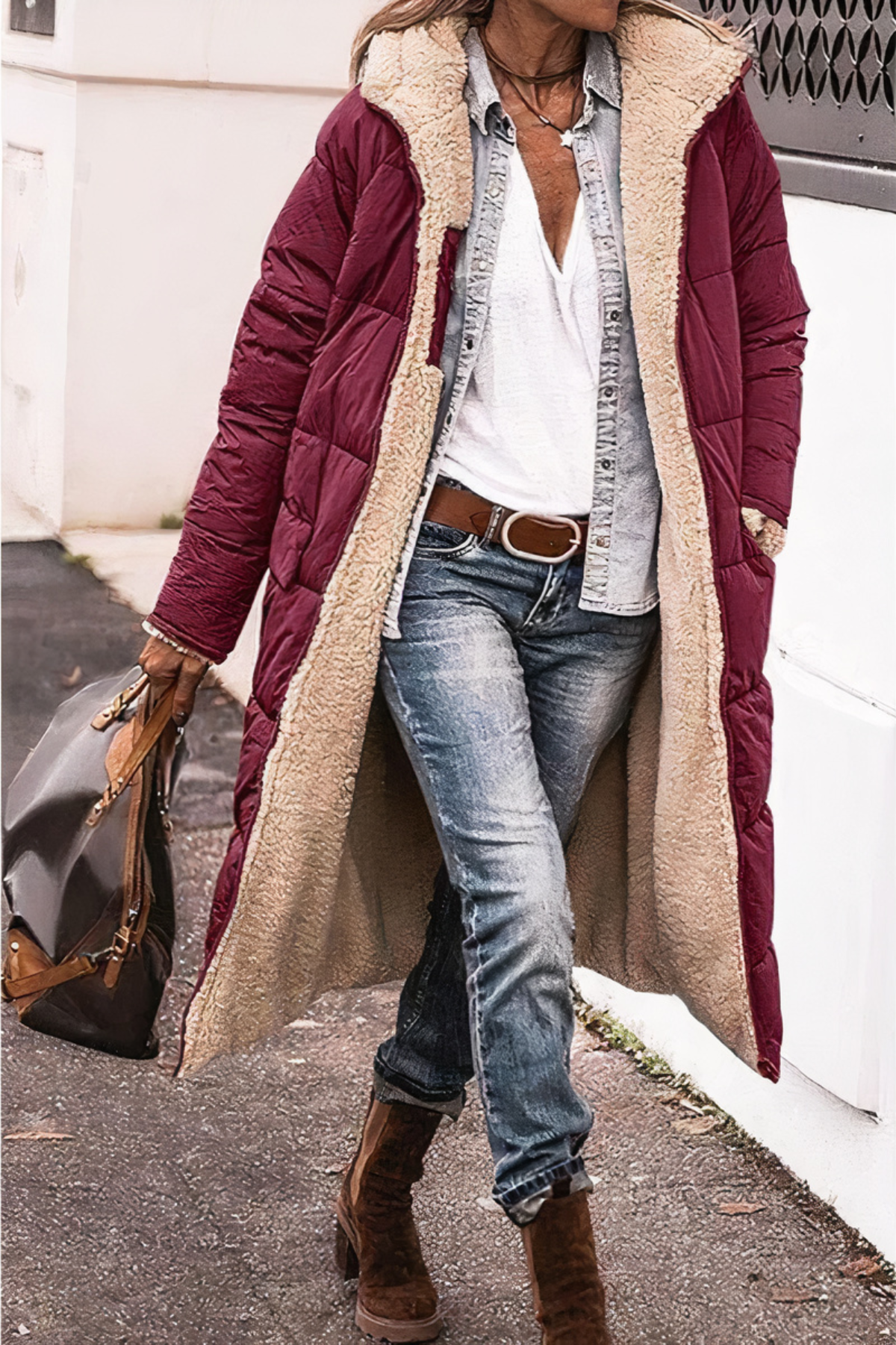Beidseitiger Parka für Frauen