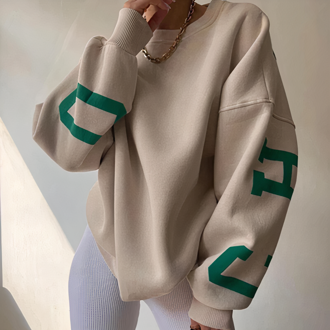Esmeralda | Gemütlicher Oversized Komfort Damenpullover
