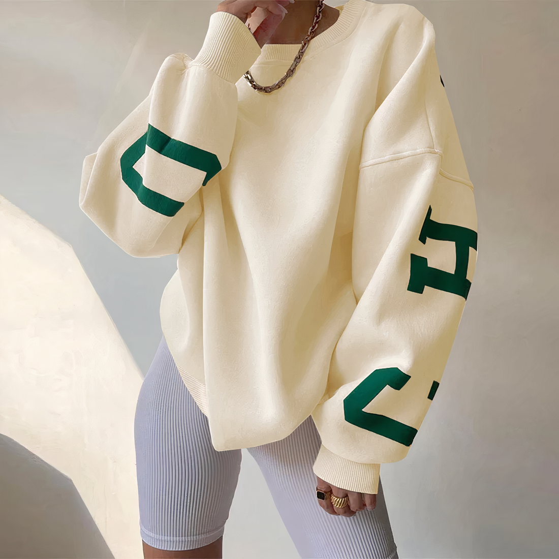 Esmeralda | Gemütlicher Oversized Komfort Damenpullover