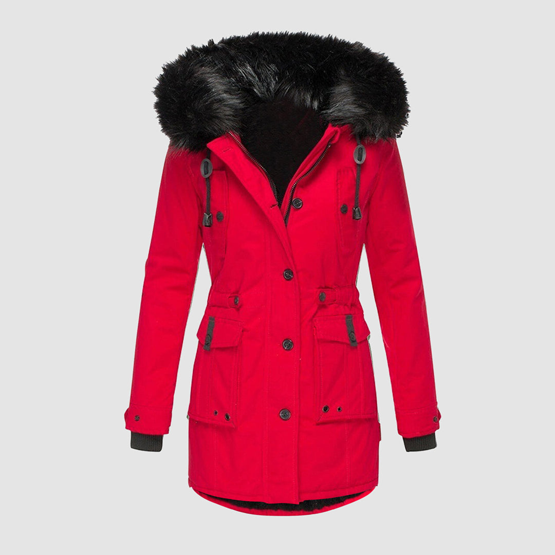 Lange Winterjacke für Frauen
