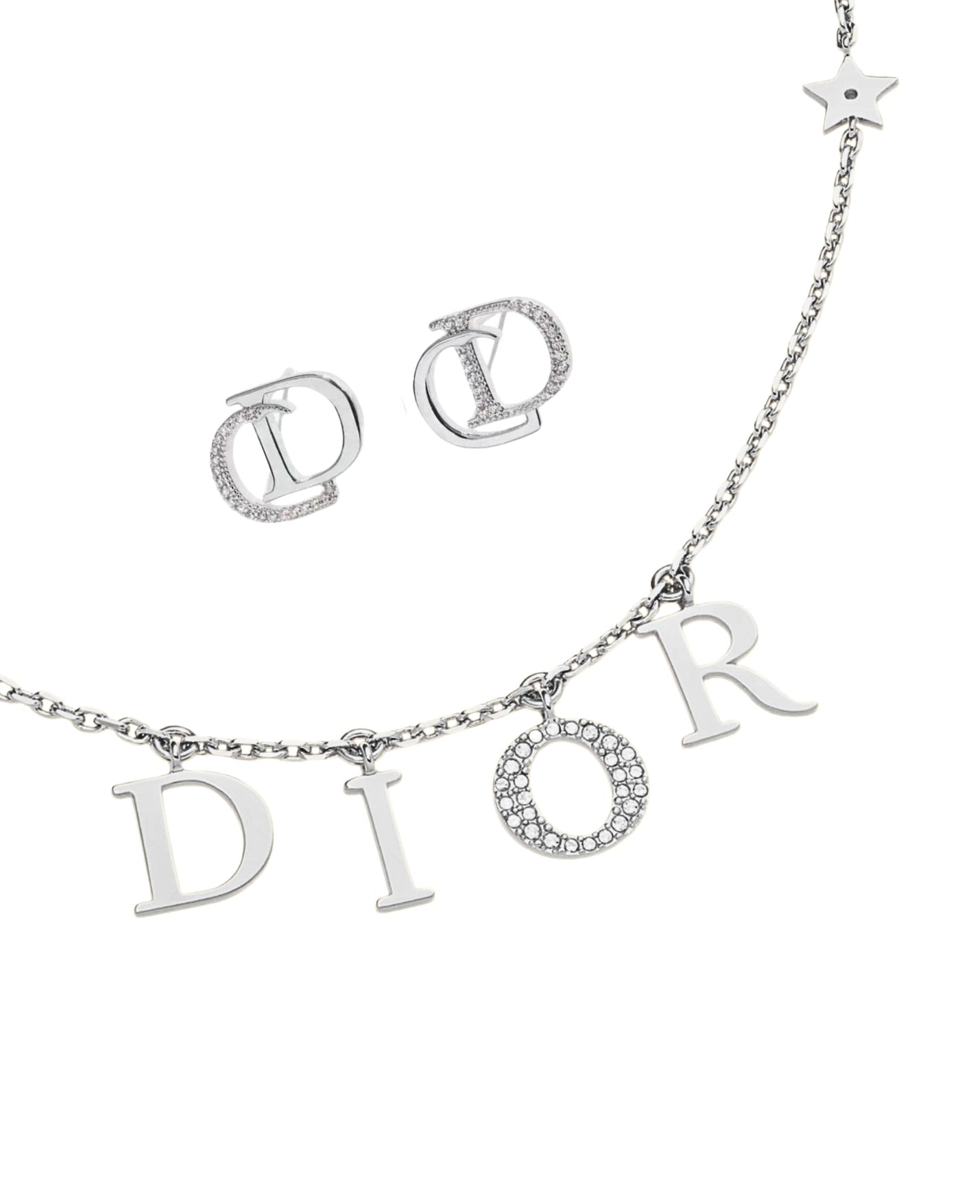 DC SET OHRRINGE + HALSKETTE | SILBER