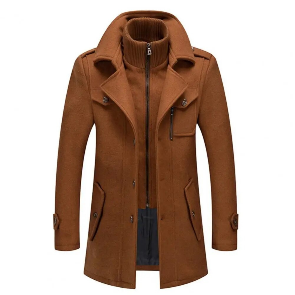 Jacke mit doppeltem Kragen für Männer
