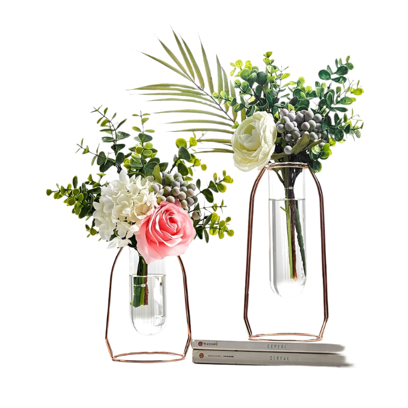 Klar Elegance Glasvase – Elegante Basis für Stilvolle Blumenarrangements