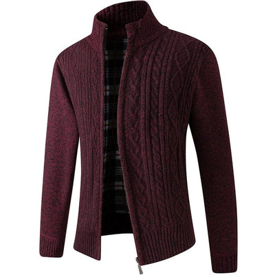 Herren-Rollkragenjacke