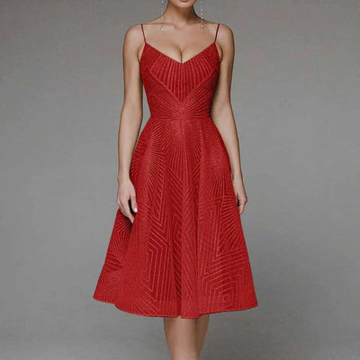 Mara - Elegantes rückenfreies Kleid