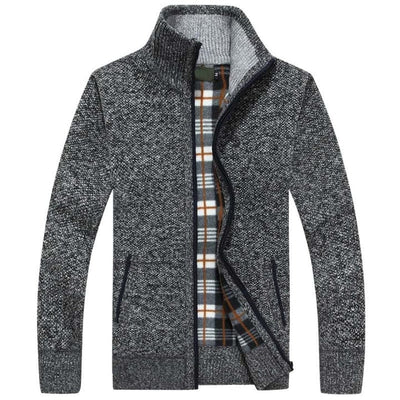 Herren-Rollkragenjacke