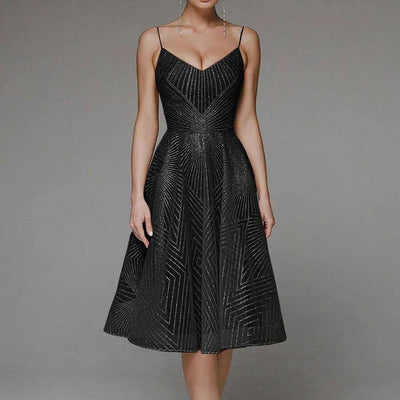 Mara - Elegantes rückenfreies Kleid