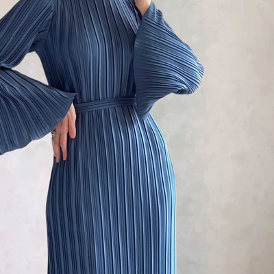 BABETTE - LANGES PLISSEE-KLEID