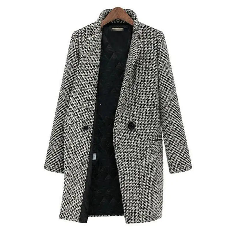 Evelyn | Schlanke Winterjacke aus Wolle
