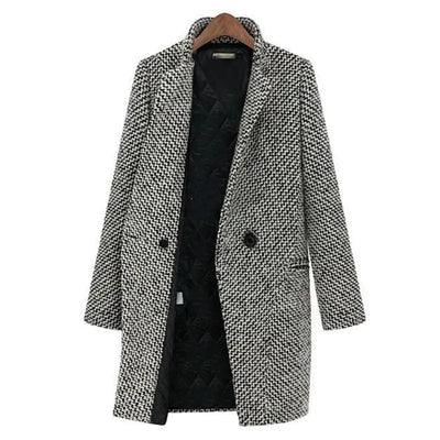 Evelyn | Schlanke Winterjacke aus Wolle