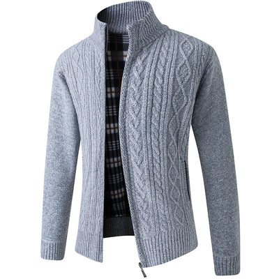 Herren-Rollkragenjacke