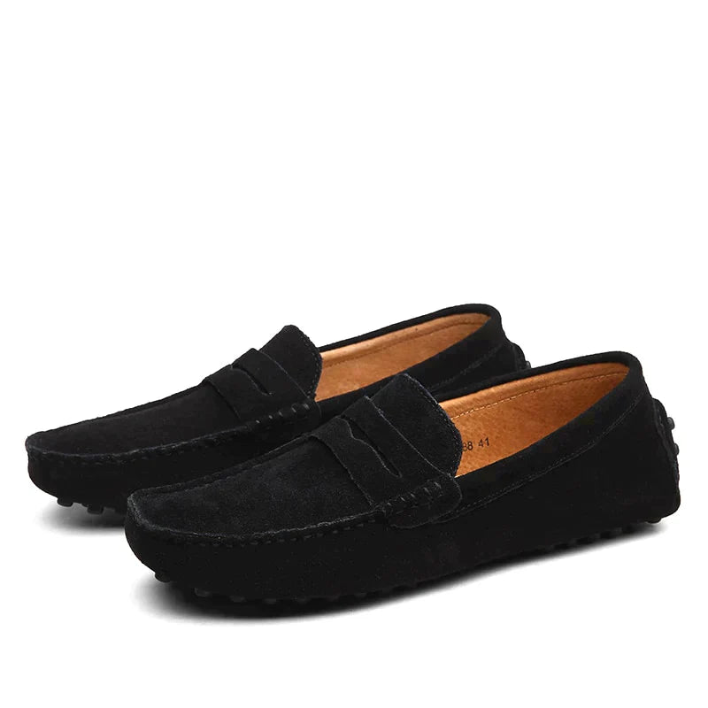 Yeshua | Wildleder-Slipper im italienischen Stil