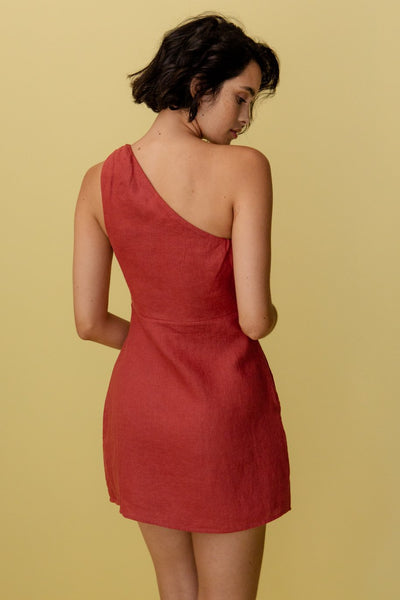 Elliana - Elegantes und stilvolles One-Shoulder-Kleid für Frauen