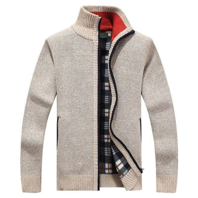 Herren-Rollkragenjacke