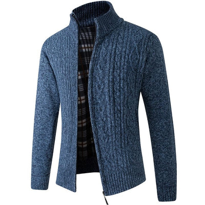 Herren-Rollkragenjacke