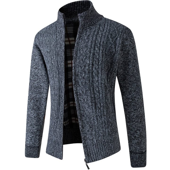Herren-Rollkragenjacke