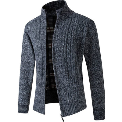 Herren-Rollkragenjacke