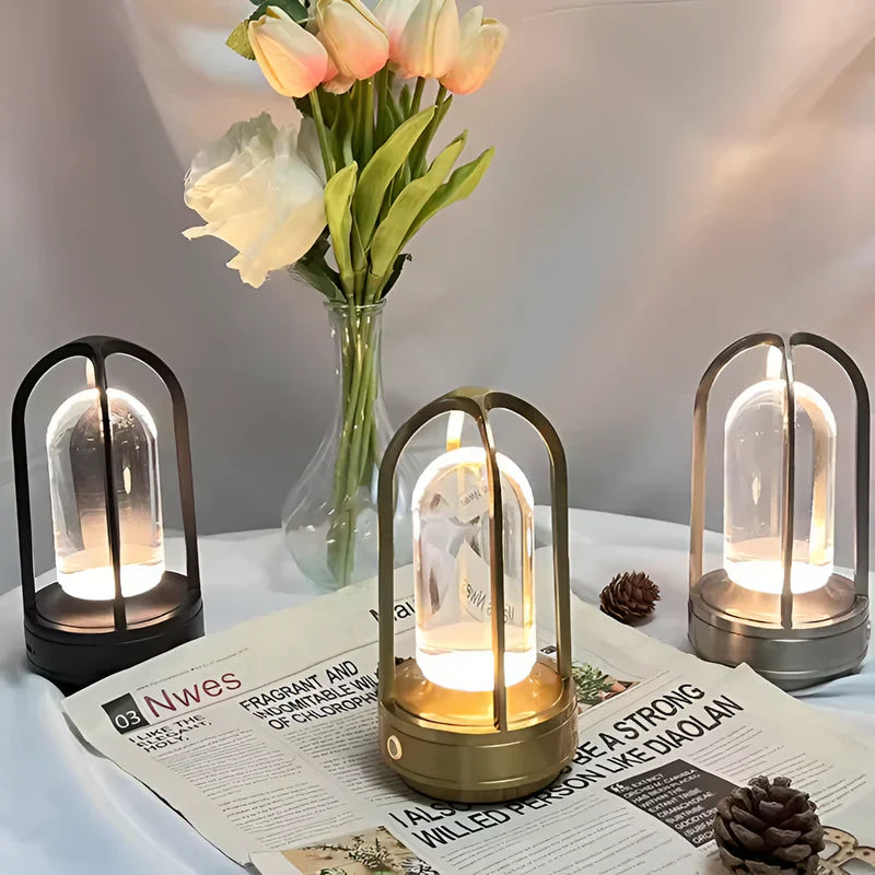 LumoArch Wiederaufladbare LED-Tischlampe