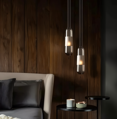 GlowCurve Retro Glaspendelleuchte