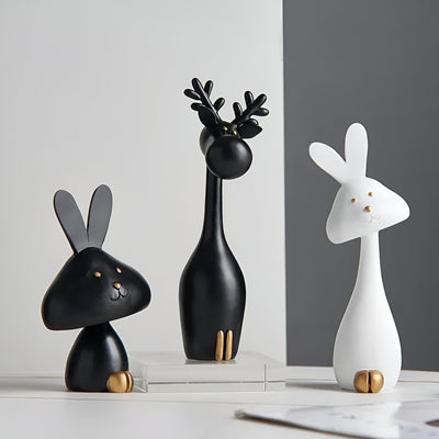 DecoPaws Elegante Tierfiguren für Moderne Tischdekoration