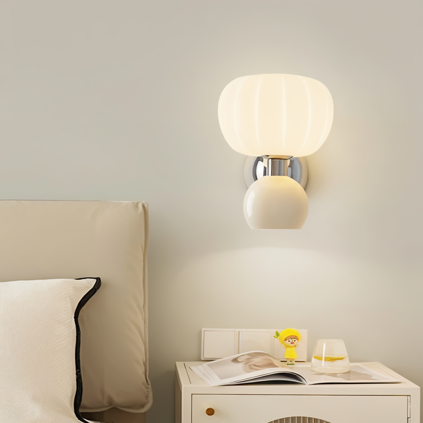 Kürbislichter LED Dekorationslampe mit Sanfter Glut und Eleganter Herbststimmung