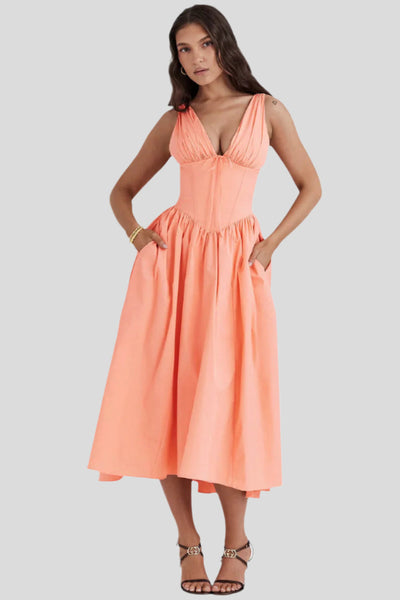 Alena – Elegantes und schmeichelhaftes Sommerkleid