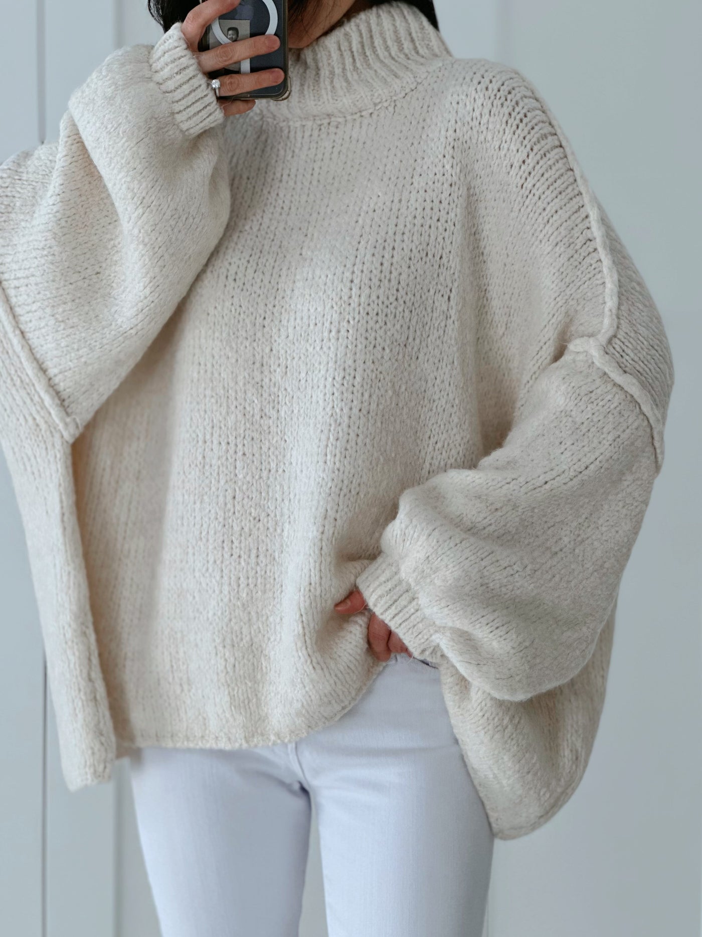 Katrin - Pullover mit Stehkragen