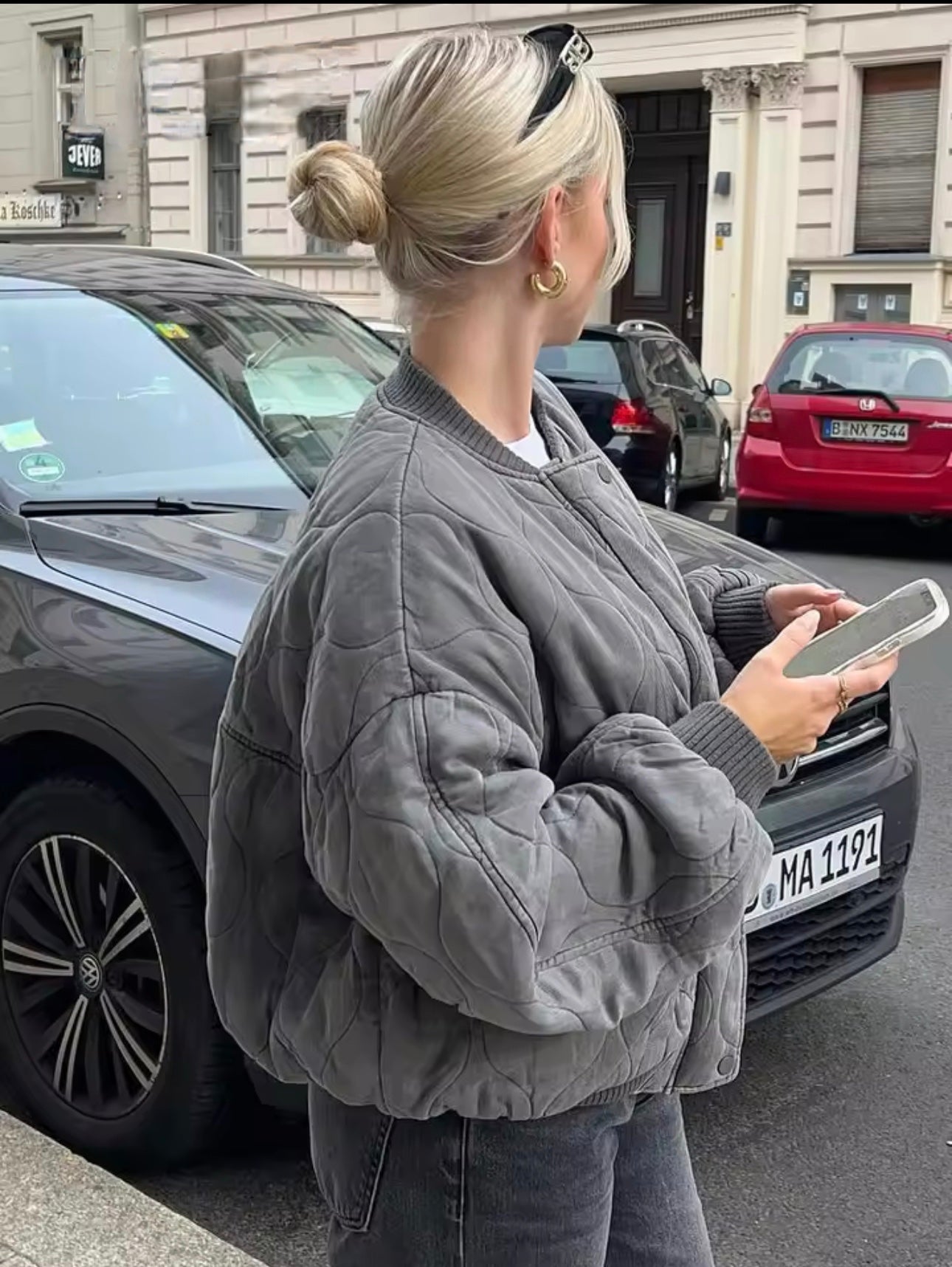 Sabrina - Kuschelige Bomberjacke